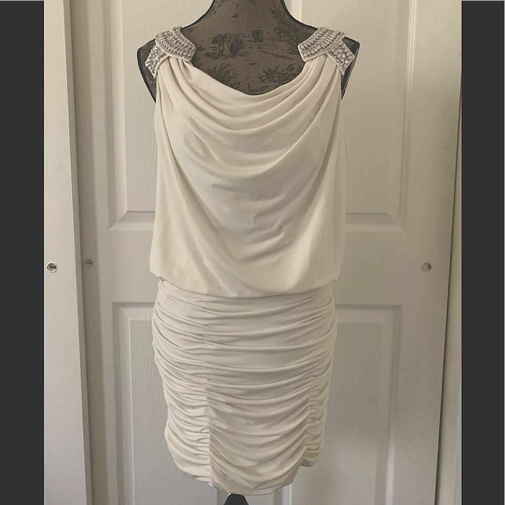 Laundry by Shelli Segal Off White Dress Size 6